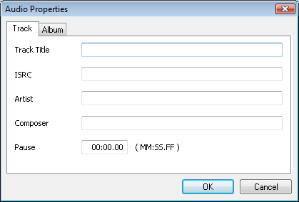 Burn musical files to Audio CD